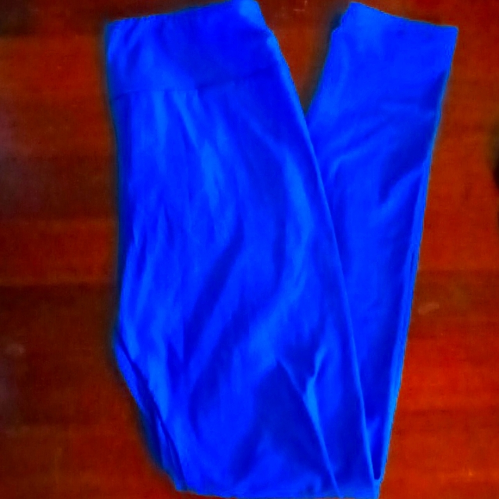 OS LuLaRoe royal blue leggings